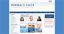 Desktop Screenshot of dermaface.ie